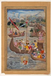 Alexander Lowered into the Sea in a Diving Bell
